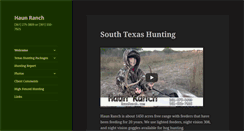 Desktop Screenshot of haunranch.com